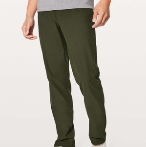 Lululemon ABC Pant Classic Fit Warpstreme Bright Olive Green sz. 34×31